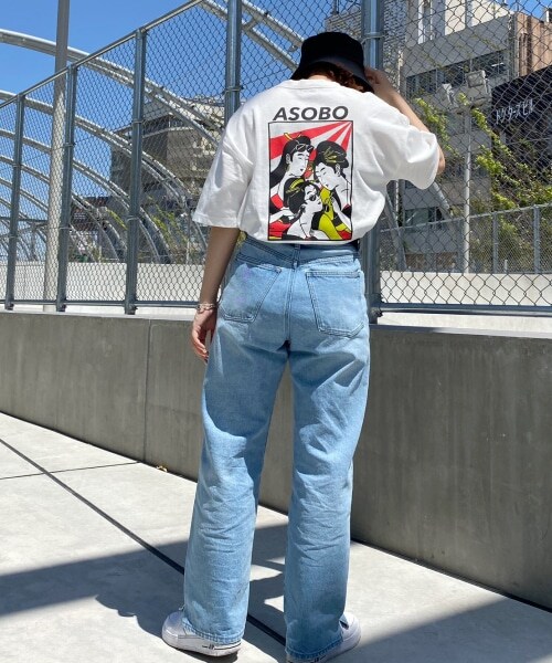 PAGEBOY（ページボーイ）の「【PAGEBOYLIM】吉原奈桜コラボ"遊"グラフィックT（トップス・レディース・オフホワイト/ブラック・M, L）」の10枚目の写真