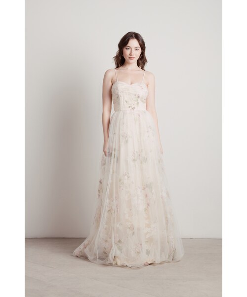 TOBI（-）の「Fairy Tale Floral Tulle Organza Maxi Gown Dress