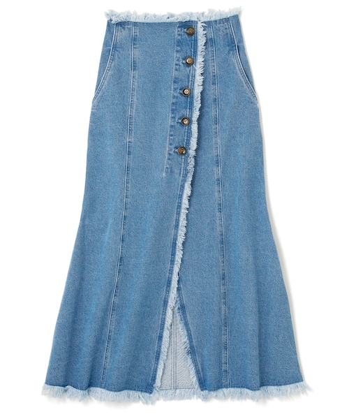 ルシェルブルー スリット フリンジ スカート GRL(グレイル)の「スリットフリンジスカート(スカート)」 - WEAR