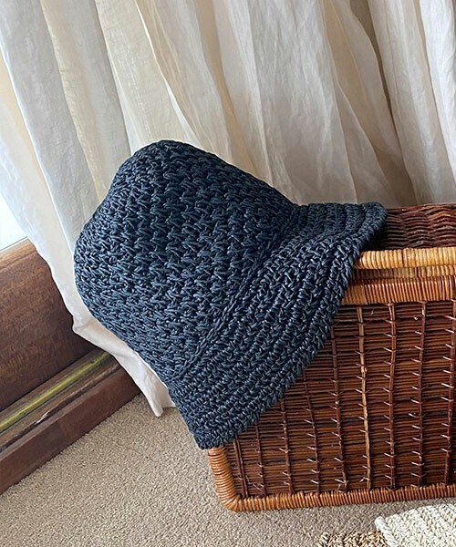 DHOLIC（ディーホリック）の「バックスリットペーハット（ハンチング/ベレー帽・レディース・その他/ベージュ/ブラック・ONESIZE）」の2枚目の写真