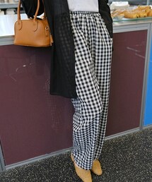 DHOLIC | チェックイージーパンツ(その他パンツ)