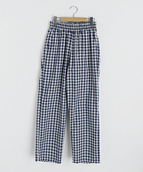 DHOLIC（ディーホリック）の「チェックイージーパンツ（その他パンツ・レディース・ブラック/ブラウン/グレー/ブルー・ONESIZE）」の4枚目の写真