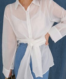 DHOLIC | アンバランスヘムシャツ(シャツ/ブラウス)