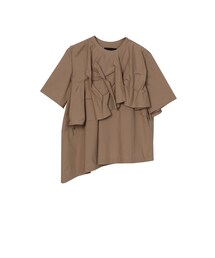 JNBY（ジェーエヌビーワイ）の「Structured Drawstring Cotton Shirt（シャツ/ブラウス・レディース）」