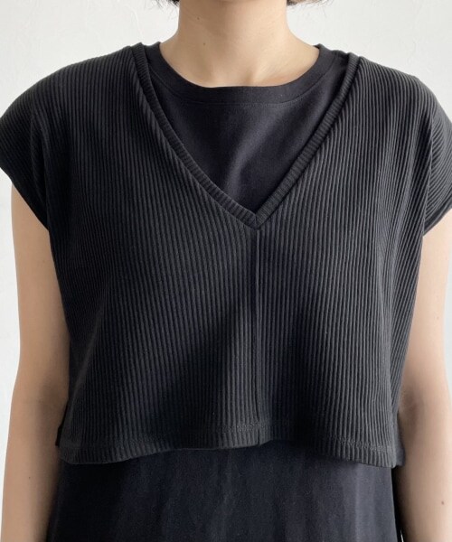 PAGEBOY（ページボーイ）の「2WAYトップスセットワンピース（ワンピース/ドレス・レディース・ブラック/グレージュ/オリーブ・F）」の11枚目の写真