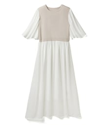 GRL | 異素材ドッキングワンピース(ワンピース)