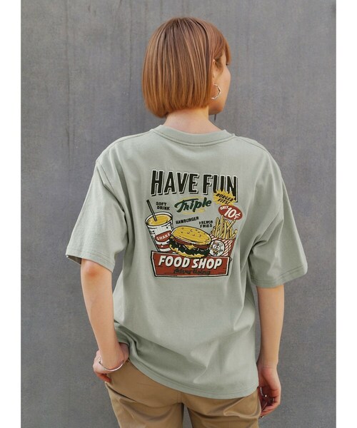 179 Wg イチナナキュウダブルジー の 刺繍イラストｔシャツ Tシャツ カットソー Wear