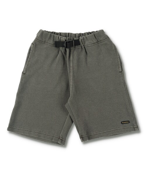 BRANSHES（ブランシェス）の「ステップニットハーフパンツ（その他パンツ・キッズ・ベージュ/カラシ/ブルー/チャコールグレー・80cm～150cm）」の2枚目の写真