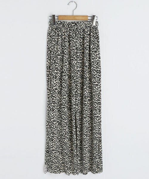 DHOLIC（ディーホリック）の「レオパードプリーツパンツ（その他パンツ・レディース・ベージュ/ホワイト/ブラック・ONESIZE）」の2枚目の写真