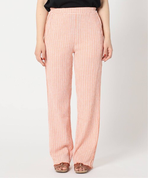 B.C STOCK（ベーセーストック）の「クリンクルチェックイージーパンツ◆（パンツ・ブラック/(001)/フリー/在庫なし）」の19枚目の写真