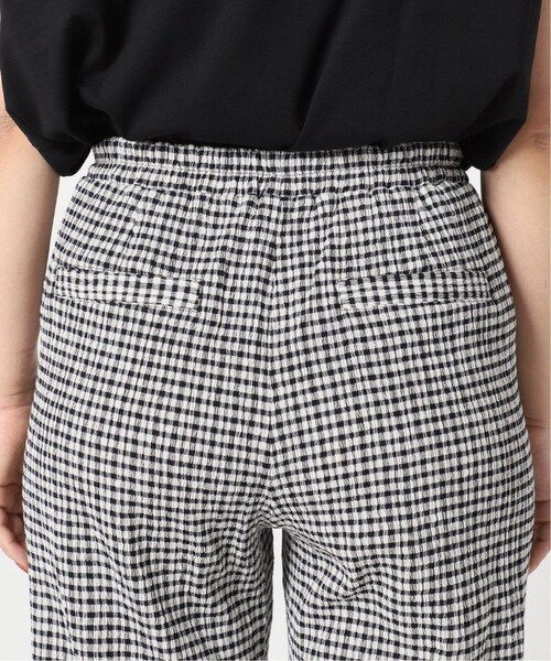 B.C STOCK（ベーセーストック）の「クリンクルチェックイージーパンツ◆（パンツ・ブラック/(001)/フリー/在庫なし）」の22枚目の写真