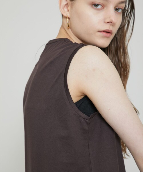 ATON（エイトン）の「スリーブレスドレス OPAGIM0013（）」 - WEAR