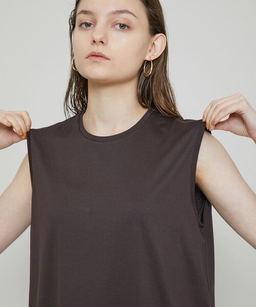 ATON（エイトン）の「スリーブレスドレス OPAGIM0013（）」 - WEAR
