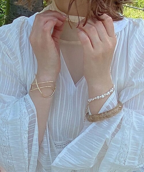 Lattice(Lattice)の「IBITSUパールブレスレット(ブレスレット・レディース・ゴールド/シルバー・0)」の1枚目の写真