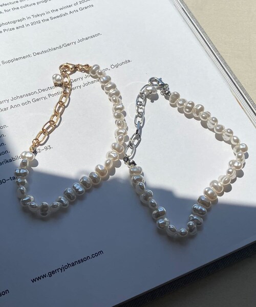 Lattice(Lattice)の「IBITSUパールブレスレット(ブレスレット・レディース・ゴールド/シルバー・0)」の2枚目の写真