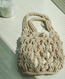 Chez toi | ロープメッシュ巾着付バッグ(トートバッグ)