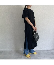 copine | コットン両サイドスリットワンピース(3color)(ワンピース)