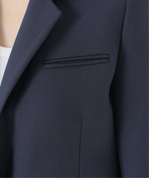 ドゥーズィエムクラス　MUSE ジレ　ネイビー MUSE de Deuxieme Classe ロングジレ ベスト ネイビー Wクロス ロング