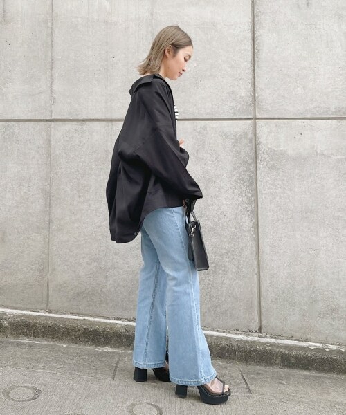 PAGEBOY（ページボーイ）の「ライトクリアミリタリージャケット（ジャケット/アウター・レディース・ブラック/グレージュ/オリーブ・F）」の11枚目の写真