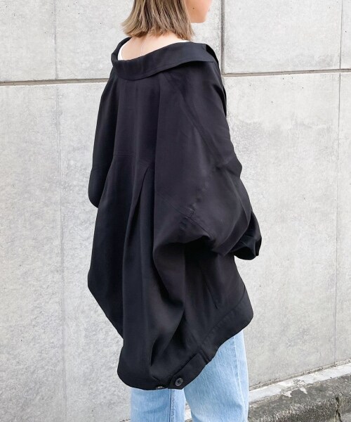 PAGEBOY（ページボーイ）の「ライトクリアミリタリージャケット（ジャケット/アウター・レディース・ブラック/グレージュ/オリーブ・F）」の9枚目の写真