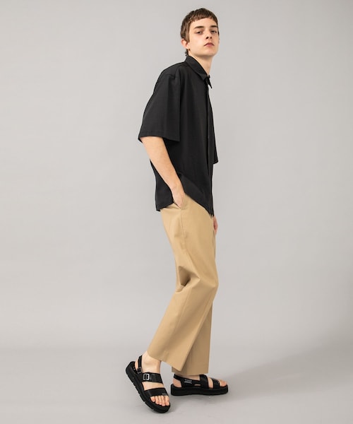 マーカウェア　スラックス フラットフロント トラウザー MARKAWARE(マーカウェア) - FLAT FRONT TROUSERS ORGANIC WOOL