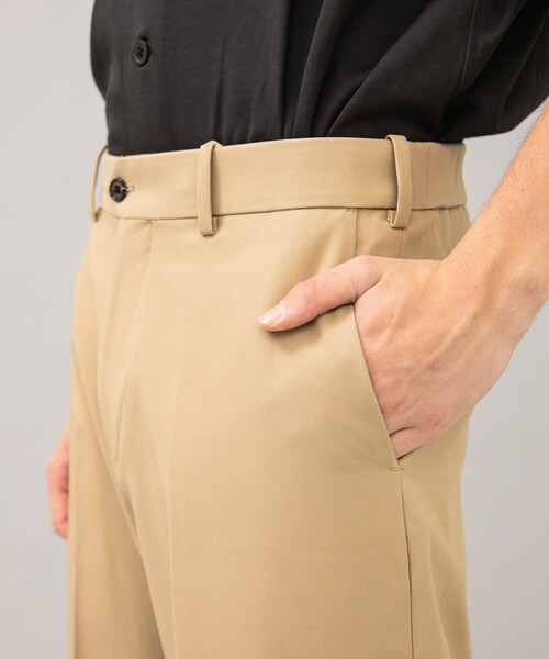 markaware flat front trousers ecru サイズ1 markaware（マーカウェア）の「FLAT FRONT TROUSERS（）」 - WEAR