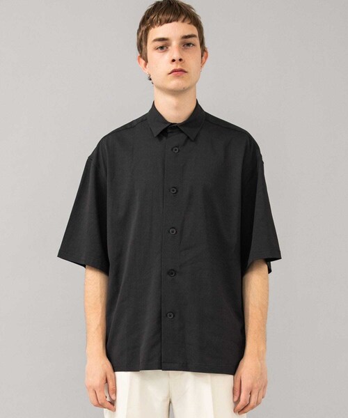 08sircus（ゼロエイトサーカス）の「Vis/Li Stretch over shirt（その他・メンズ・BLACK/BEIGE・4/5/6）」の12枚目の写真