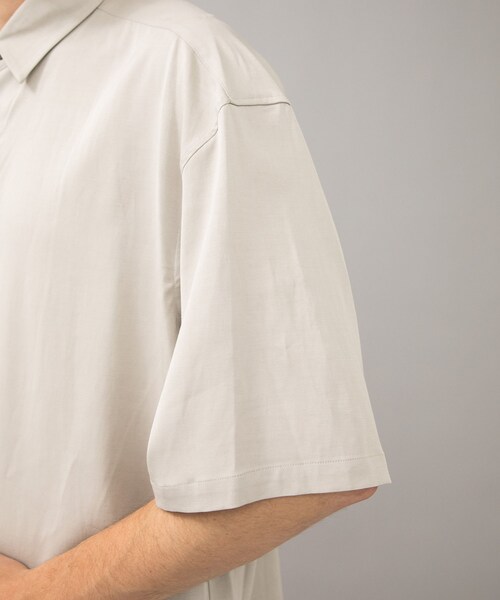 08sircus（ゼロエイトサーカス）の「Vis/Li Stretch over shirt（その他・メンズ・BLACK/BEIGE・4/5/6）」の8枚目の写真