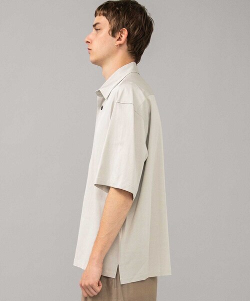 08sircus（ゼロエイトサーカス）の「Vis/Li Stretch over shirt（その他・メンズ・BLACK/BEIGE・4/5/6）」の5枚目の写真