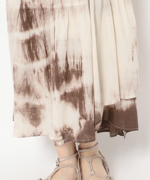 AVIREX（アヴィレックス）の「タイダイ イレギュラースカート/TIE-DYED IRREGULAR SKIRT（スカート・OFF/WHITE/BLACK・S, M）」の8枚目の写真