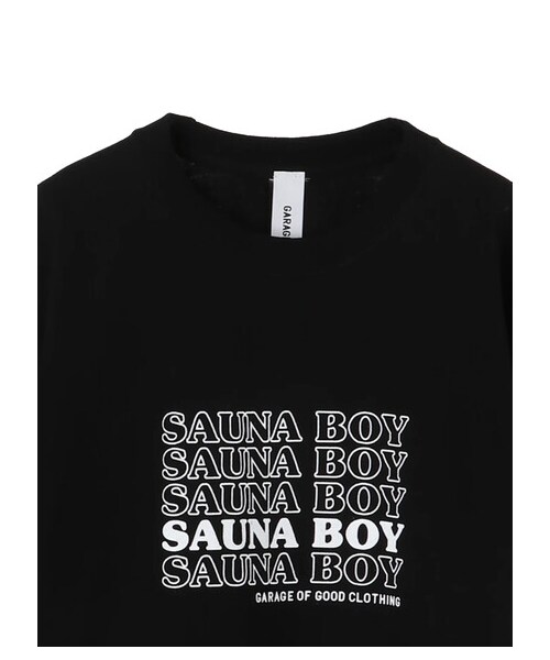 GARAGE OF GOOD CLOTHING（ガレージオブグッドクロージング）の「【Special Price】SAUNABOY ロゴT（トップス・ホワイト/ブラック/ライムグリーン・M/XL）」の3枚目の写真