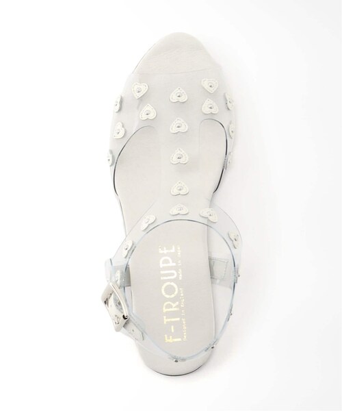 Charles Chaton（シャルルシャトン）の「F-TROUPE Classic heart sandal（その他・ホワイト/23/23.5/24/24.5）」の9枚目の写真