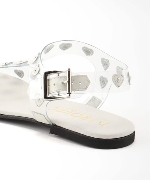 Charles Chaton（シャルルシャトン）の「F-TROUPE Classic heart sandal（その他・ホワイト/23/23.5/24/24.5）」の8枚目の写真