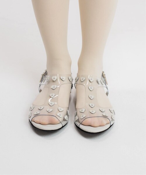 Charles Chaton（シャルルシャトン）の「F-TROUPE Classic heart sandal（その他・ホワイト/23/23.5/24/24.5）」の2枚目の写真