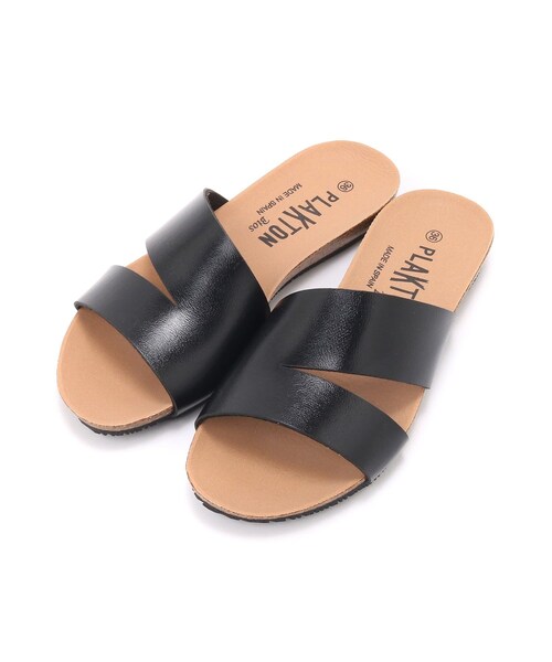 CIAOPANIC（チャオパニック）の「【PLAKTON/プラクトン】 ワイドベルトサンダル（その他シューズ・レディース・ブラック/キャメル/ブラウン・36/37/38）」の3枚目の写真