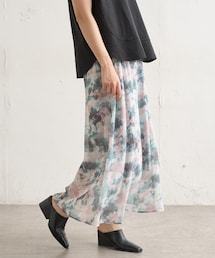 Lui's | マーブルプリントフレアスカート(スカート)