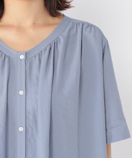 studio CLIP（スタディオクリップ）の「2WAY機能素材ワンピース（ワンピース/ドレス・オフホワイト/グリーン/ライトブルー/ネイビー）」の11枚目の写真