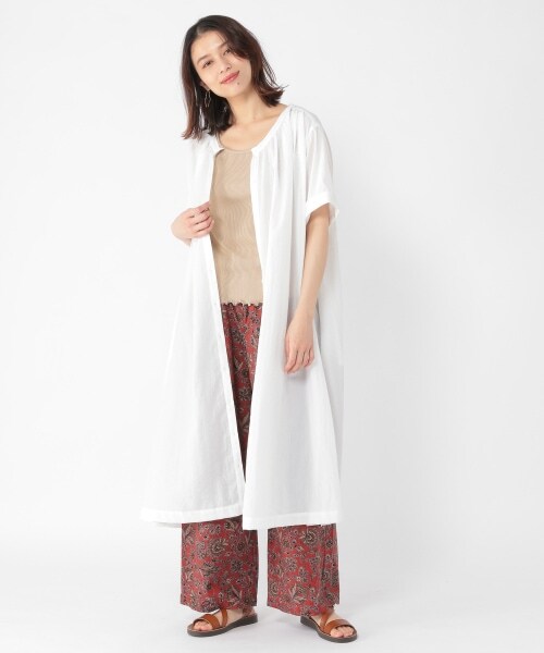 studio CLIP（スタディオクリップ）の「2WAY機能素材ワンピース（ワンピース/ドレス・オフホワイト/グリーン/ライトブルー/ネイビー）」の6枚目の写真