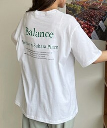DHOLIC | BalanceボクシーTシャツ・全2色(Tシャツ/カットソー)