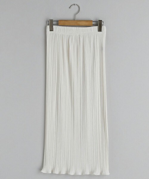 DHOLIC STYLE（ディーホリックスタイル）の「プリーツウェーブスカート・全6色・t67797（スカート・レディース・ブラック/パープル/オレンジ/ベージュ/イエロー/ホワイト・ONESIZE）」の2枚目の写真