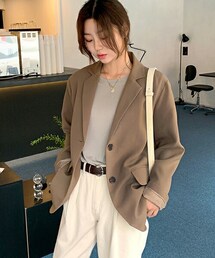 DHOLIC STYLE | [66girls] 6COLORSシングルジャケット・p184396(テーラードジャケット)