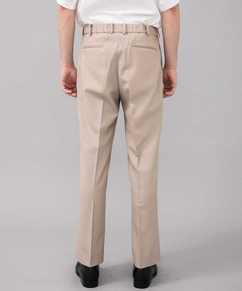 【美品】markaマーカ/STRAIGHT FIT TROUSERS/ サイズ1 marka (マーカ) STITCHLESS TROUSERS / ステッチレストラウザース