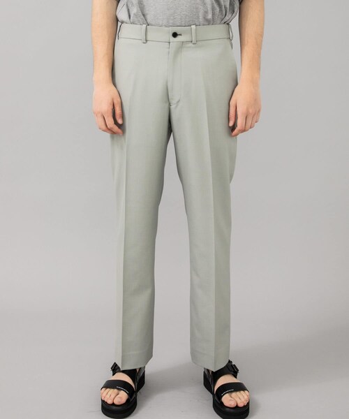 markaware（マーカウェア）の「STUDIOUS別注 STRAIGHT FIT TROUSERS（その他・メンズ・GREY/BEIGE/BLUE・1/2）」の3枚目の写真