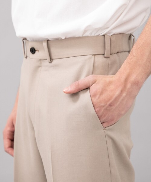 markaware（マーカウェア）の「STUDIOUS別注 STRAIGHT FIT TROUSERS（その他・メンズ・GREY/BEIGE/BLUE・1/2）」の22枚目の写真