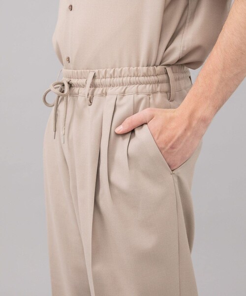 markaware（マーカウェア）の「STUDIOUS別注 TAPERED FIT EASY TROUSERS（その他・メンズ・GREY/BEIGE/BLUE・1/2）」の15枚目の写真