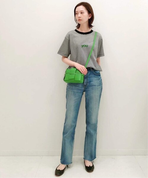 SLOBE IENA（スローブイエナ）の「《追加2》you5/S TEE◆（その他・ブラック A/フリー）」の3枚目の写真