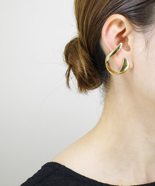 blanc iris（ブランイリス）の「【blanc iris/ ブランイリス】Reef collection Vermeil Pierce /ピアス（ピアス（片耳用）・レディース・ゴールド・FREE）」の2枚目の写真