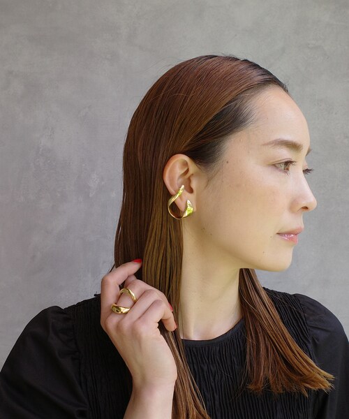 blanc iris（ブランイリス）の「【blanc iris/ ブランイリス】Reef collection Vermeil Pierce /ピアス（ピアス（片耳用）・レディース・ゴールド・FREE）」の3枚目の写真