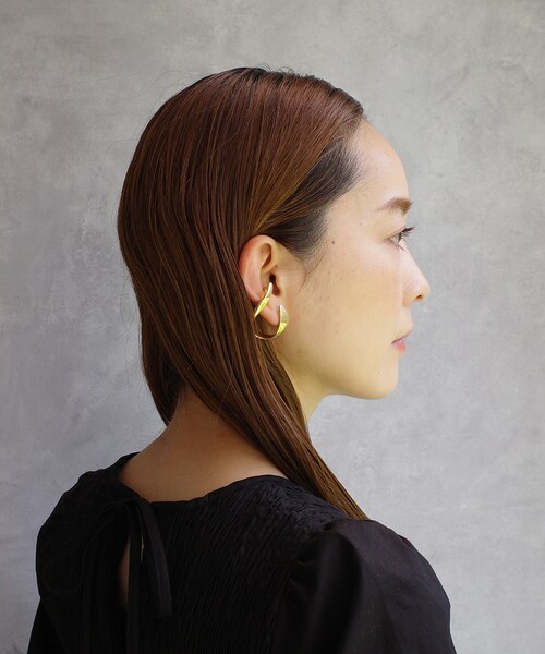 blanc iris（ブランイリス）の「【blanc iris/ ブランイリス】Reef collection Vermeil Pierce /ピアス（ピアス（片耳用）・レディース・ゴールド・FREE）」の4枚目の写真