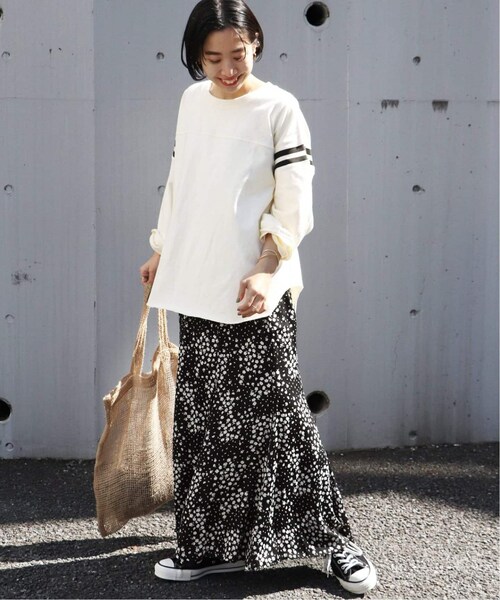 JOURNAL STANDARD relume(ジャーナルスタンダード レリューム)の「《追加予約》リバーシブルマーメイドイージースカート◆(スカート・ブラック/(001)/フリー/在庫あり)」の3枚目の写真